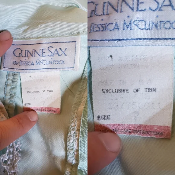 1980s Gunne Sax Dress - Picture 2 of 5